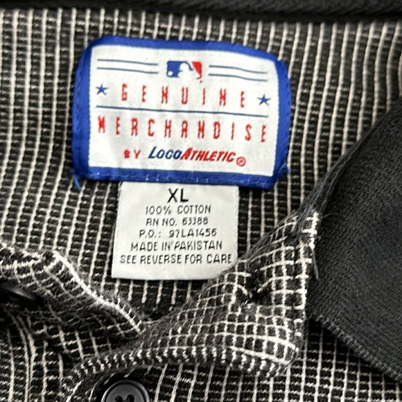 MLB Colorado Rockies Baseball Textured Cotton Polo Shirt XL - Picture 3 of 7